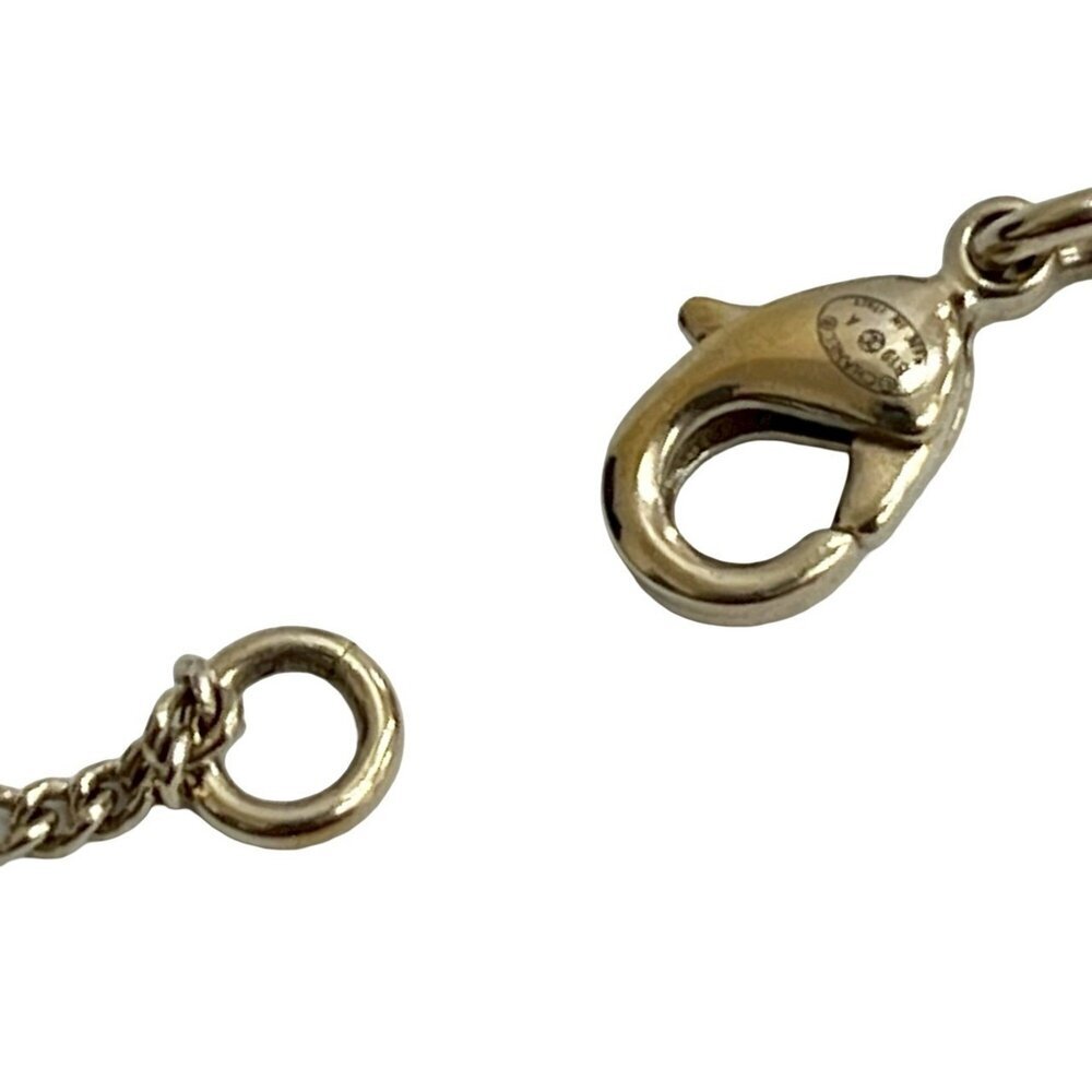 CHANEL Authentic Brown Pearl Logo Necklace - Picture 3 of 5